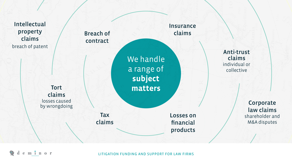 What types of claims do litigation funders fund?