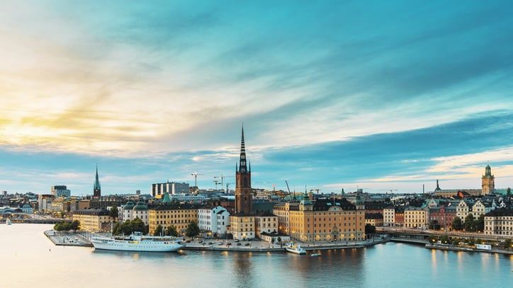 Scenic View Of Stockholm Skyline